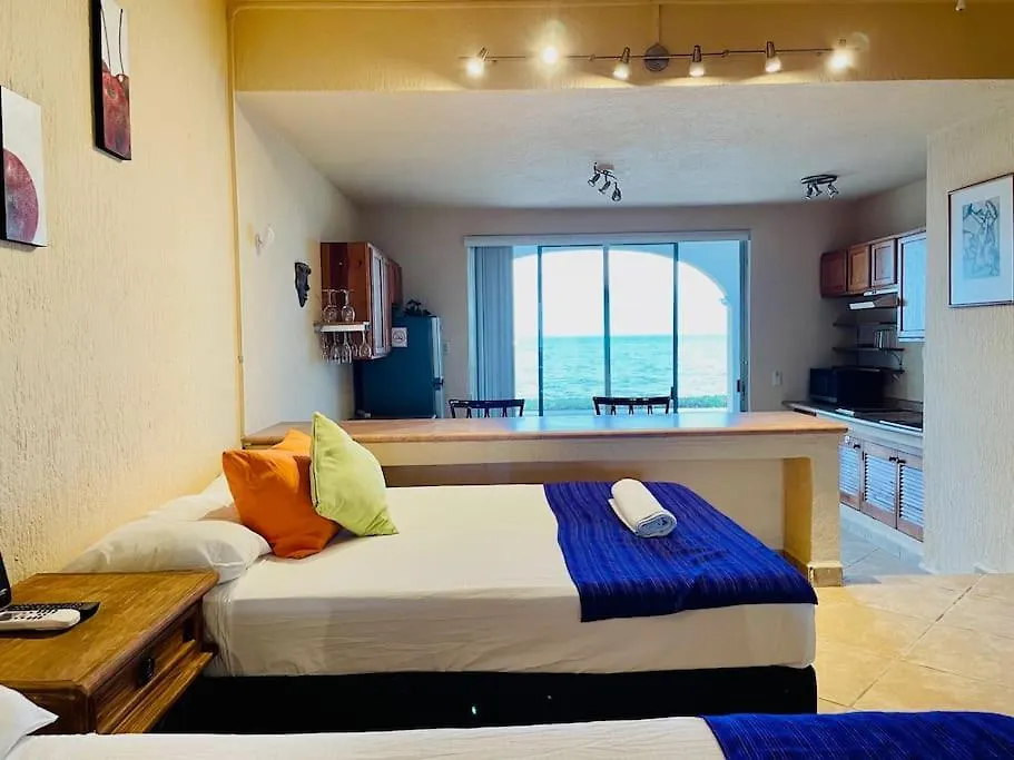 Punta Me Apartment Beach Front In The Hotel & Waterpark Cancun Mexico