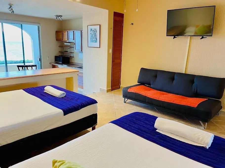 Punta Me Apartment Beach Front In The Hotel & Waterpark Cancun Mexico